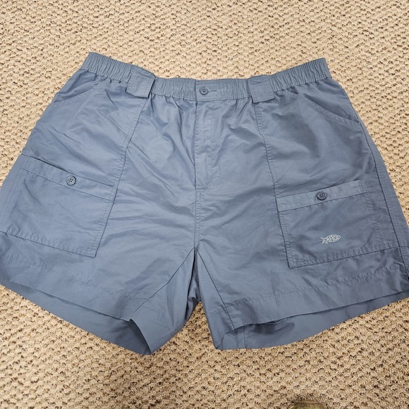 AFTCO Other - AFTCO Men's Shorts Size 44 Blue The Original Fishing Short Nylon Performance